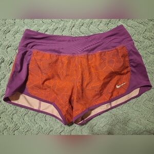 Nike Women’s Purple & Orange Running Shorts